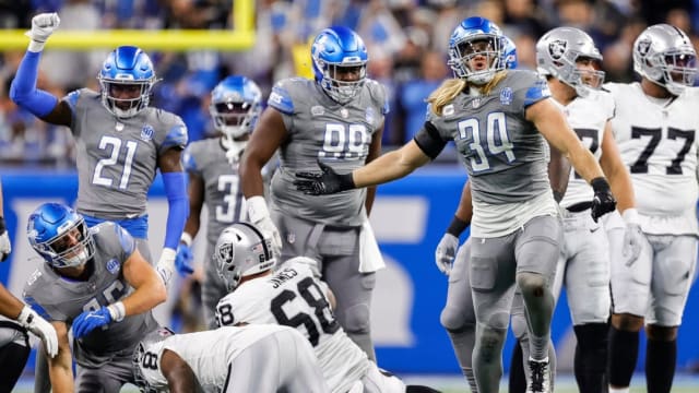 Detroit Lions linebacker Alex Anzalone